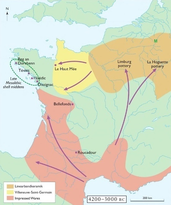 spread potterie, 4200 - 3000 BCE